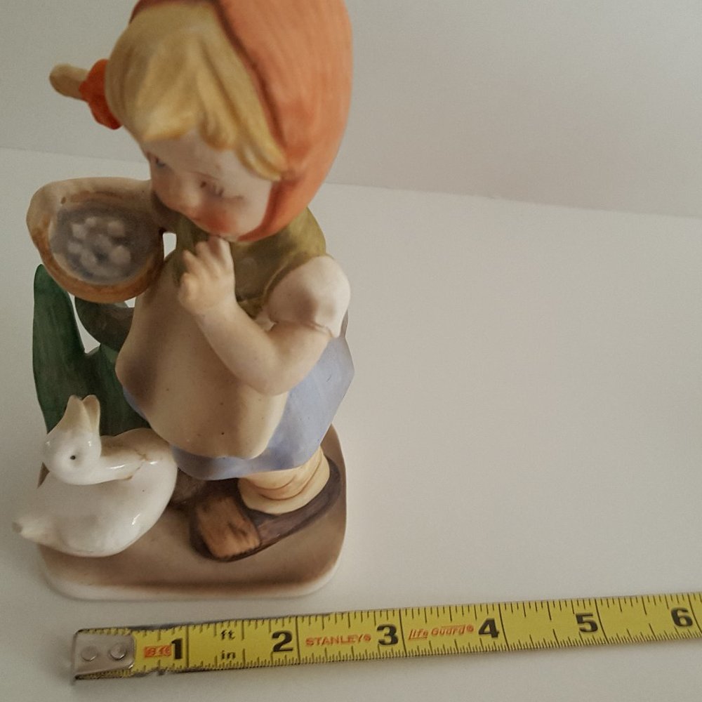 Collectible Figurines Boy with Squirrel, Girl with Duck Japan "As Is" PLS READ - Picture 13 of 16